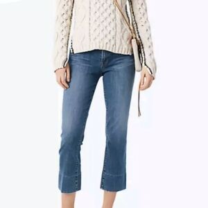 NWT Tory Burch Alana Super Cropped Jeans